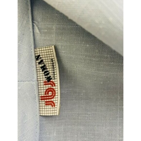 Vintage JBJ Sportswear Blue Long Skirt Suit Sz 16? Belt & 2 Pockets USA *Flaw* - Picture 10 of 10